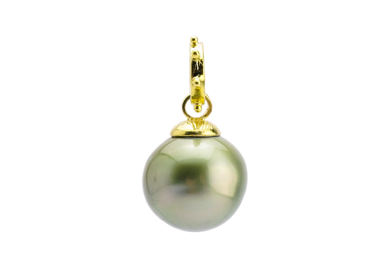 14mm Tahitian pearl pendant for men