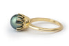 Royal Peacock Green Tahitian Pearl Ring