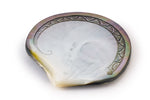 Carved Blacklip Tahitian Pearl Oyster Shell