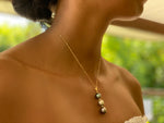 Triple Tahitian Pearl Pendant